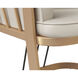 Caily Bravo Cream Lounge Chair